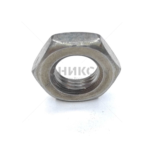 DIN 439 Гайка низкая шестигранная с фаской сталь без покрытия М10 - Оникс