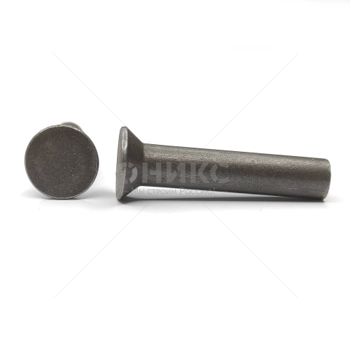 DIN 661 Заклепка забивная под молоток с потайной головкой стальная 10x16 - Оникс