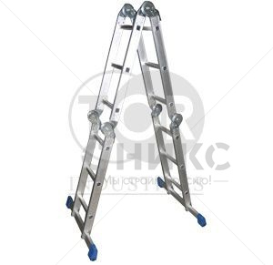 Лестница 4-секционная алюминиевая TOR TRL4-4 - Оникс