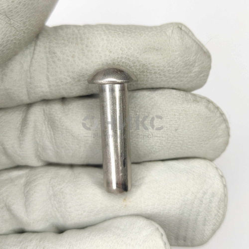 DIN 660 Заклепка забивная под молоток с полукруглой головкой нержавеющая сталь А2 4x45 - Оникс
