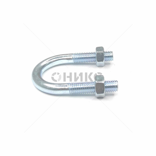 ETR Хомут-скоба U-образная Fischer оцинкованная сталь M8 33-42 мм. (1-1/4") - Оникс